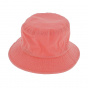 Half Coral Cotton Bucket Hat - Crambes