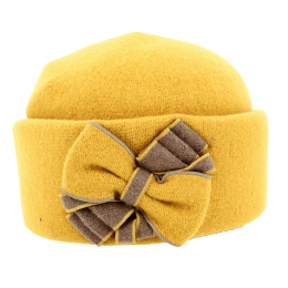 Kila Mustard Wool Women's Beanie - Traclet