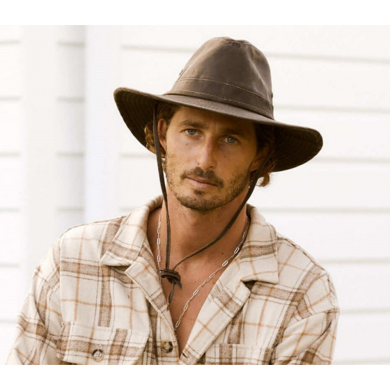 Brown Tracker Fedora Hat - Conner Hats