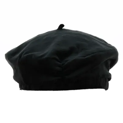 Béret Editte Velours Noir - Traclet Reference : 18693 | Chapellerie Traclet