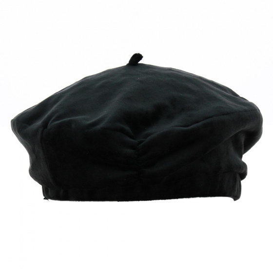 Black velvet Editte beret - Traclet
