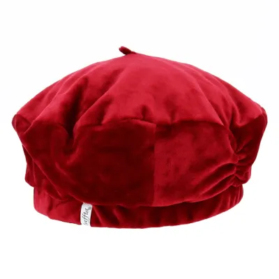 Béret Editte Velours Rouge - Traclet Reference : 18694 | Chapellerie Traclet