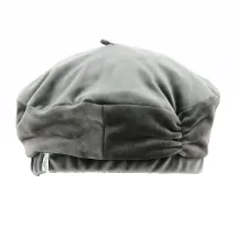 Grey Velvet Editte Beret - Traclet Reference: 18695 | Traclet Hat Shop