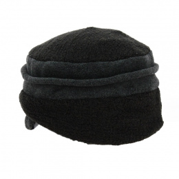 Toque Ewen Noir & anthracite - Traclet