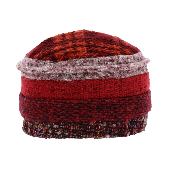 Fuchsia Upcycling Toque - Traclet
