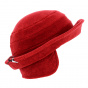 Elza Lilac Fleece Bucket Hat with Ear Flaps - Traclet