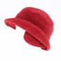 Elza Lilac Fleece Bucket Hat with Ear Flaps - Traclet
