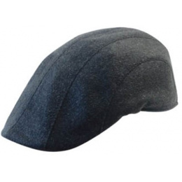 Kenosee Wool & Cashmere Flat Cap Anthracite - Aussie Apparel