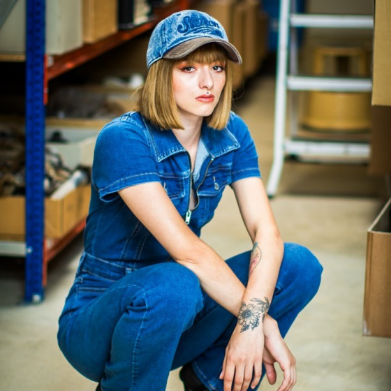 Vintage Distressed Denim Baseball Cap - Stetson
