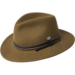 Fedora Nelles Whiskey Felt Hat - Bailey