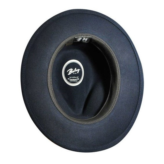 Navy Curtis Fedora Hat - Bailey