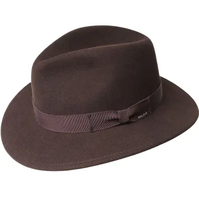 Curtis Fedora Hat Brown Felt - Bailey - Bailey boutique Reference: 18753| Traclet Hat Shop