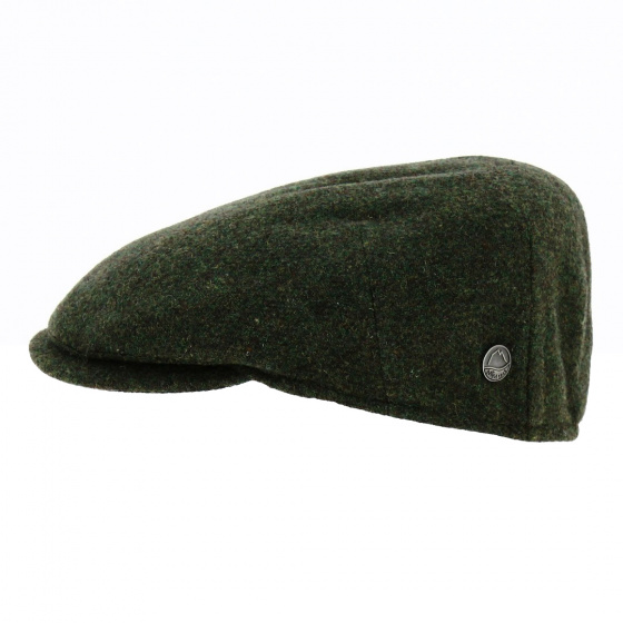 Casquette Plate Capri Laine Vert - Traclet Casquette Plate Capri Laine Vert - Traclet