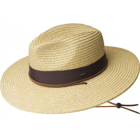 Natural Straw Kai Traveller Hat - Bailey