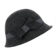 Chapeau Cloche Mélodie Gris - Traclet