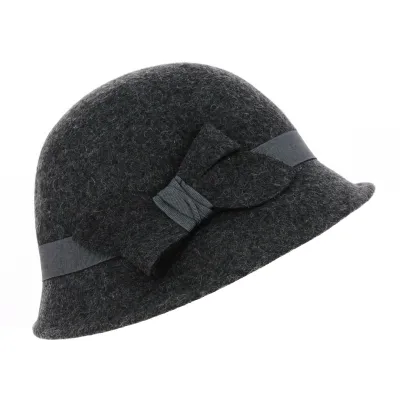 Chapeau Cloche Mélodie Gris - Traclet