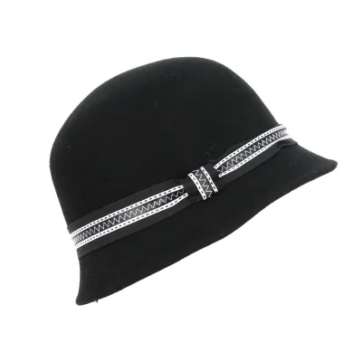 Chapeau Cloche Line Noir - Traclet
