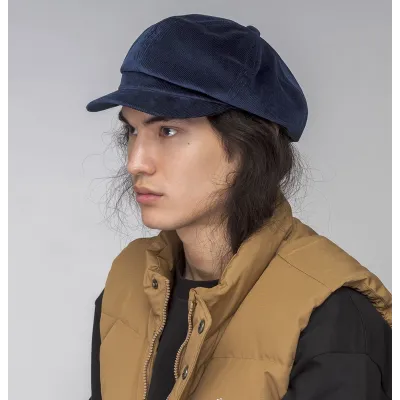 Casquette Gavroche Cord Spitfire Marine - Kangol