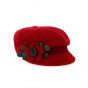 Cap Gavroche Le Lana red wool - Traclet