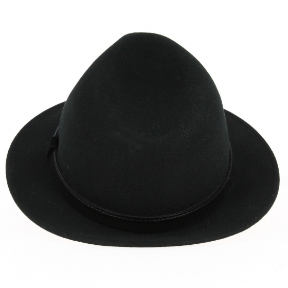 Chapeau Traveller Siene Feutre Imperméable Noir - Traclet