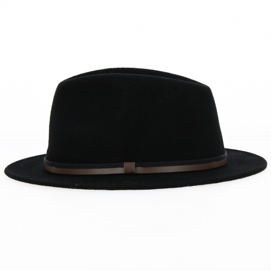 Chapeau Traveller Siene Feutre Imperméable Noir - Traclet