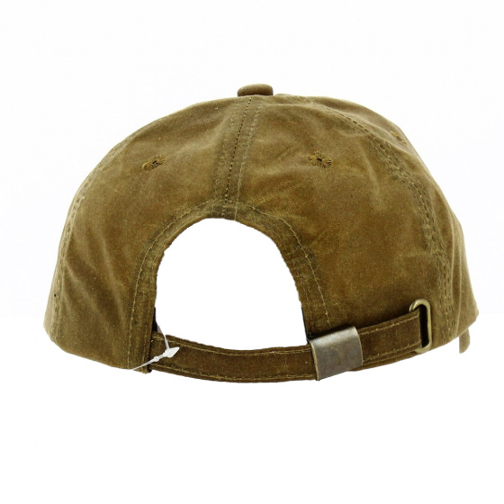 Brown Waxed Cotton Coogie Baseball Cap - Traclet
