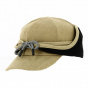 Baseball Cap with Ear Flaps Cotton Beige - Traclet