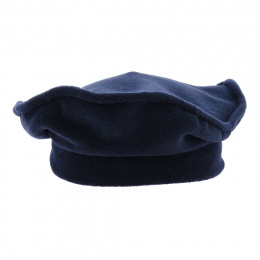 Navy Odile Fleece Beret - Traclet