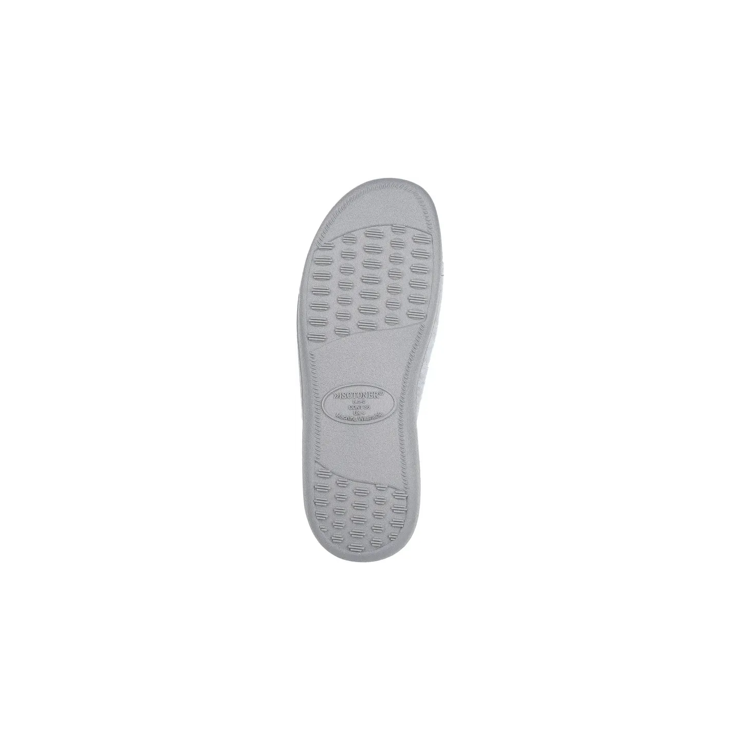 Gray Summer Sponge Sandals - Isotoner Reference: 14795 | Chapellerie Traclet