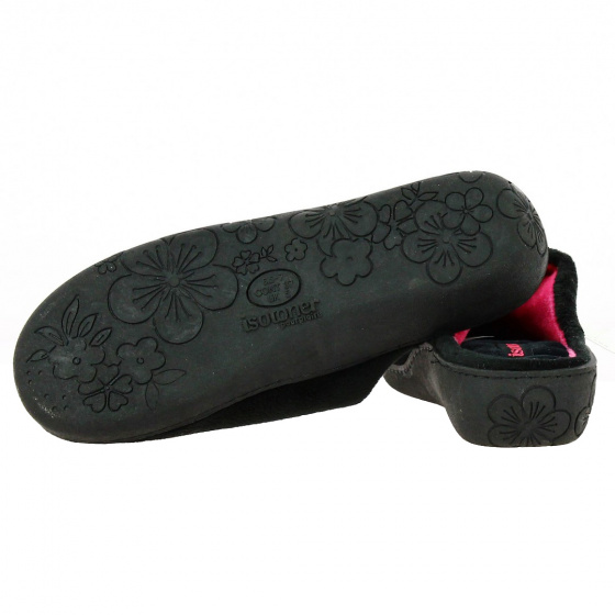 Women's Black X-TRA COMFORT Sole Slippers - Isotoner