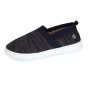 Heather Black Slip-On Stretch Knit Sneakers - Isotoner