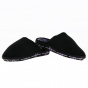 Women's Black Velvet Slippers with X-TRA COMFORT Sole - Isotoner