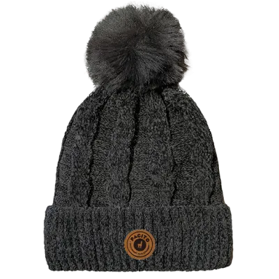 Black Calida Pompom Beanie - Pacito Reference: 18808| Traclet Hat Shop