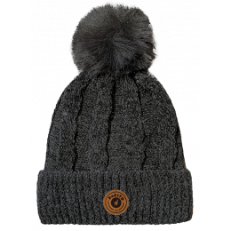 Black Calida Pompom Beanie - Pacito