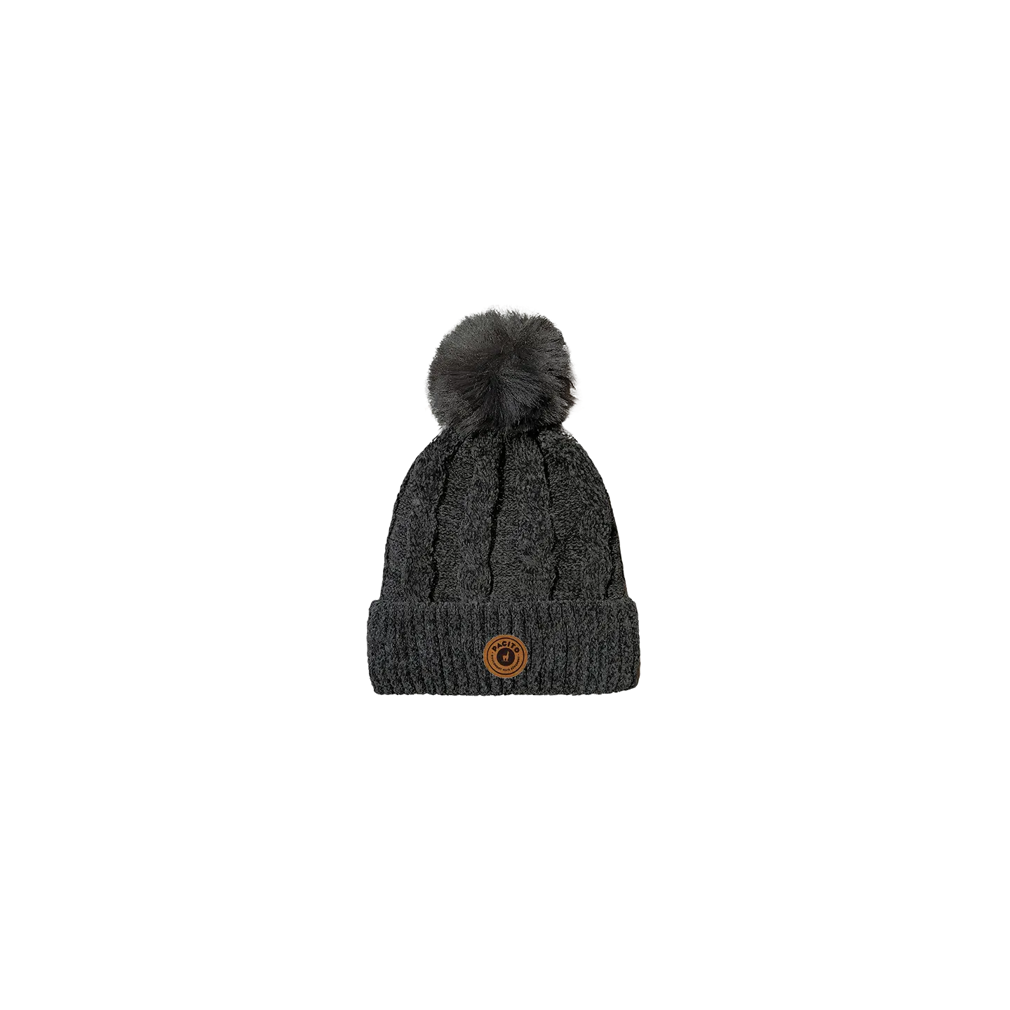 Black Calida Pompom Beanie - Pacito Reference: 18808| Traclet Hat Shop