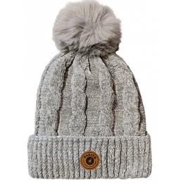 Calida Grey Pompom Beanie - Pacito