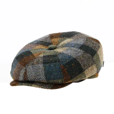 Hatteras Avelino Wool Patchwork Cap - Traclet Reference: 18813 | Traclet Hat Shop
