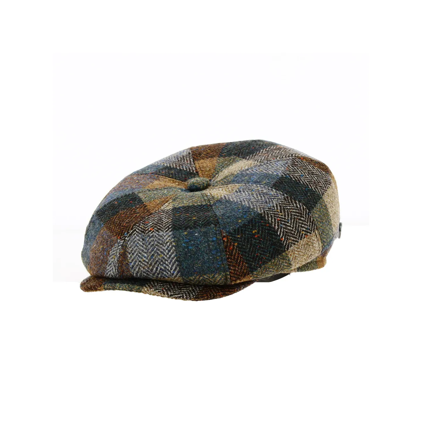 Casquette Hatteras Avelino Patchwork Laine - Traclet Reference : 18813 | Chapellerie Traclet