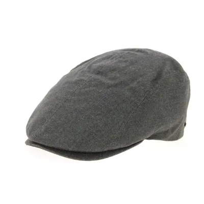 Casquette Imperméable Manatee Laine Gris/Marron - Traclet