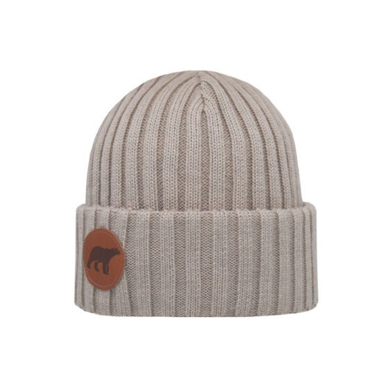 Björn Merino Wool Beanie with Turn-up Vanilla - Super Yellow Björn Merino Wool Beanie with Turn-up Vanilla - Super Yellow