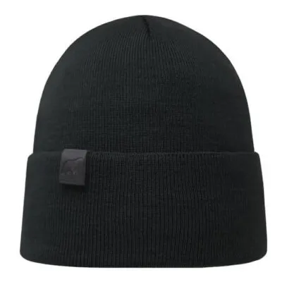 Osto Black Merino Wool Cuffed Beanie - Super Yellow Reference: 18833| Chapellerie Traclet
