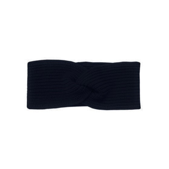 Women's Greta Merino Wool Headband in Black - Super Yellow