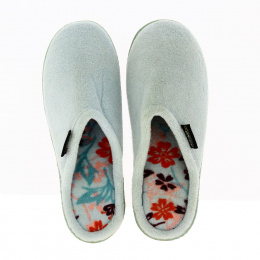 Sky Blue Summer Terry Mules - Isotoner