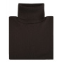 KUURA Turtleneck Merino Wool Black - Super Yellow