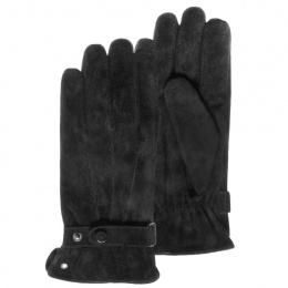 Men's gloves Tactile Velvet Black - Isotoner