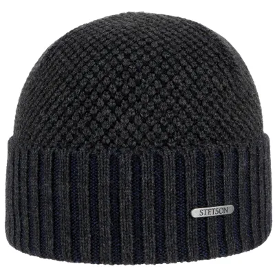 Bonnet Percylane Laine Gris - Stetson  Reference : 18846 | Chapellerie Traclet