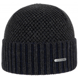 Grey Wool Percylane Beanie - Stetson