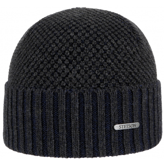 Grey Wool Percylane Beanie - Stetson