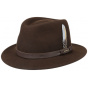 Lindsey Traveller Hat Felt Vitafelt Brown - Stetson