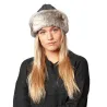 Bonnet-Toque Cable Fausse Fourrure Gris - Barts  Reference : 7408 | Chapellerie Traclet